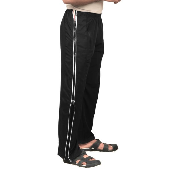 stylish comfortable joggers with long zip - Image 2