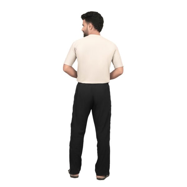 stylish comfortable joggers with long zip - Image 4