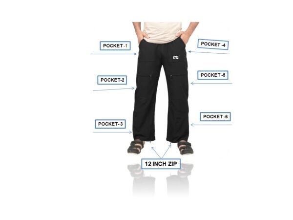 comfortable joggers with stylish chains