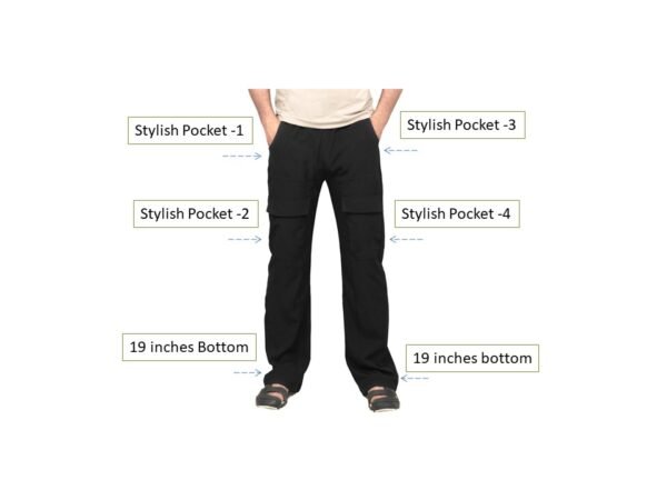 oversized joggers with stylish cargo pockets